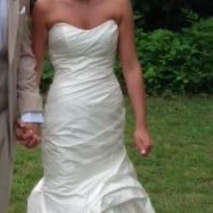 Paloma Blanca Silk Wedding Dress